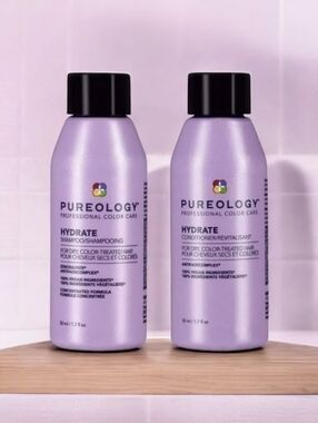 Pureology Hydrate Sheer Shampoo & Conditioner Travel Set Dry/Color Treated Hair